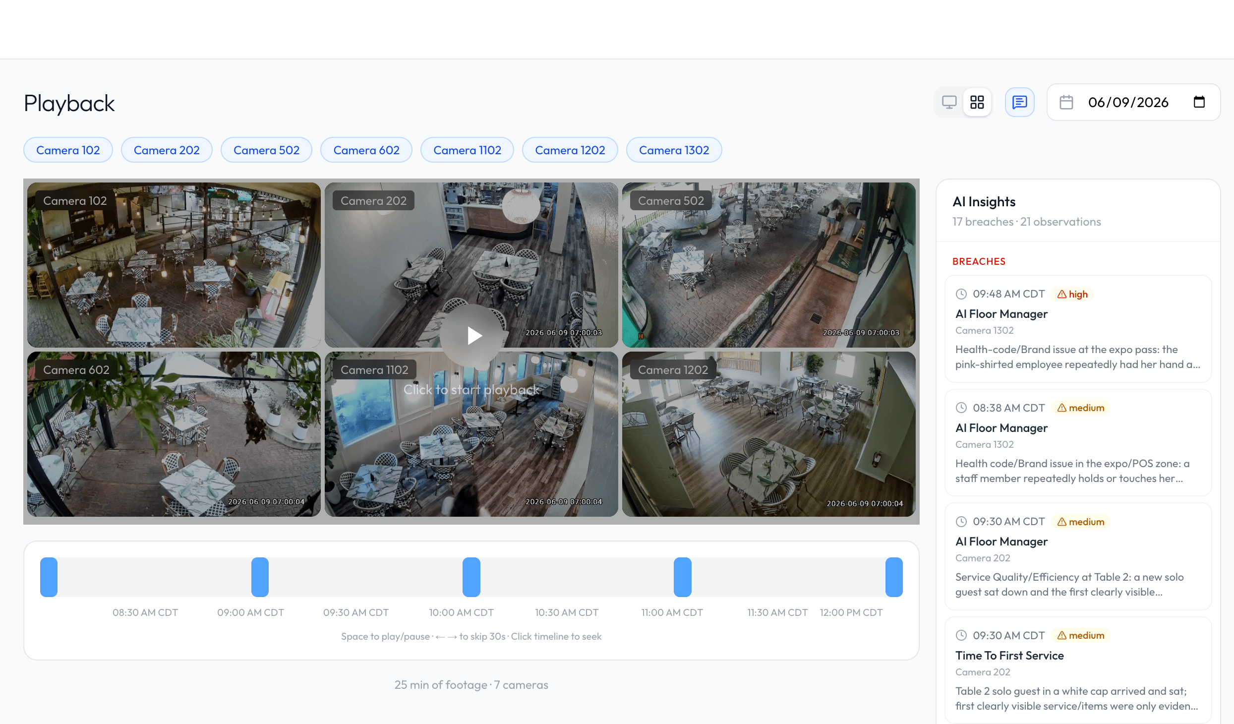 Camera insights — second view